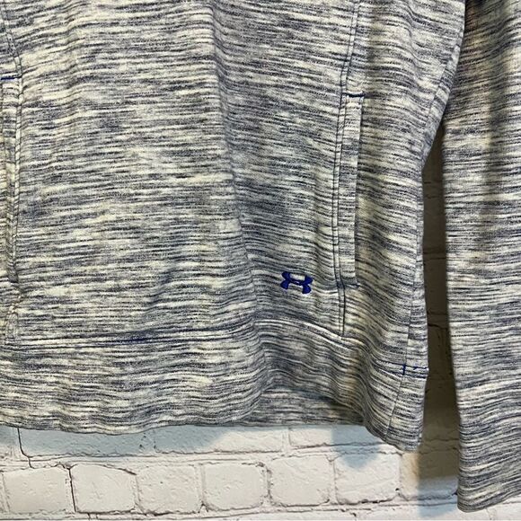 Under Armour Charged Cotton Storm Marble Hoodie Size XS Cold Gear Fleece 1239241 - Picture 4 of 6